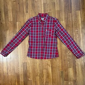 Abercrombie Red Plaid Button Up